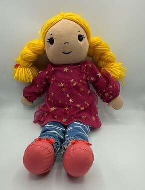 Matilda Jane Sunny Doll in Lucia Shabby Top and Striped Leggings
